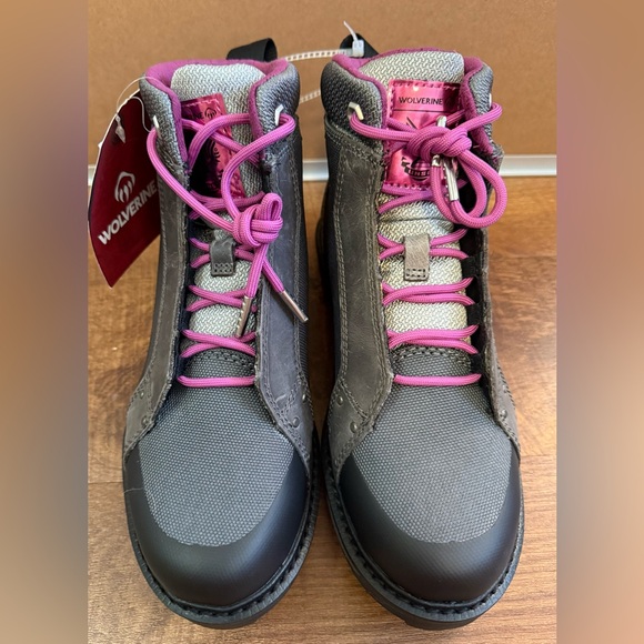 WOLVERINE HALO SPARTAN Limited Edition Leather Boots Gray Men’s 6